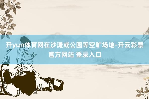 开yun体育网在沙滩或公园等空旷场地-开云彩票官方网站 登录入口
